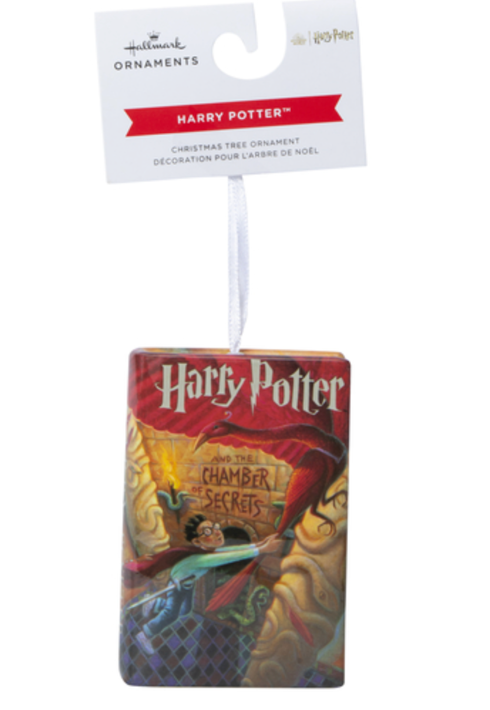 Hallmark Decoupage Harry Potter Chamber of Secrets Christmas Ornament New Tag