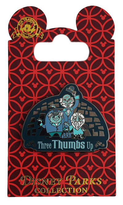 Disney Parks Haunted Mansion Hitchhiking Ghosts Three Thumbs Up Pin New