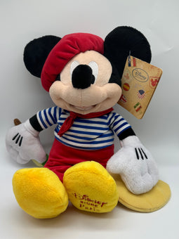 Disney Store Paris Authentic Mickey with Palette Artist Plush New With Tag