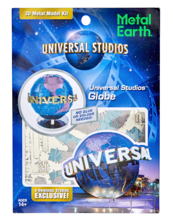 Universal Studios Globe Metal Earth Model Kit New Sealed