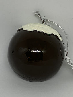 M&M's World Red and Yellow He Does Exist Resin Christmas Ornament New with Tag