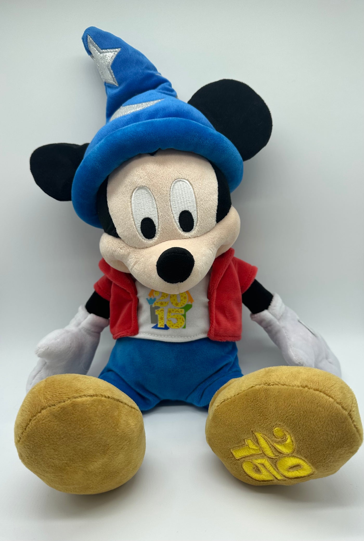 Disney Parks 2015 Sorcerer Mickey Plush New with Tag