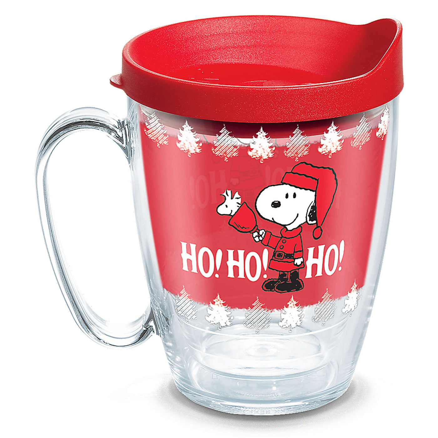 Tervis Peanuts Snoopy and Woodstock Ho Ho Ho Mug 16 oz New