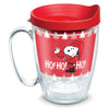 Tervis Peanuts Snoopy and Woodstock Ho Ho Ho Mug 16 oz New