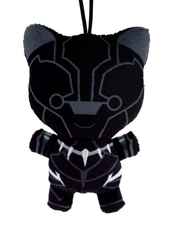 Hallmark Marvel Black Panther Small Stars Christmas Plush Ornament New With Tag