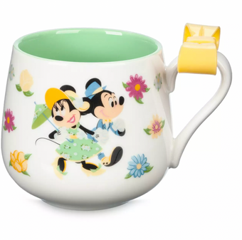 Disney Epcot Flower & Garden Festival 2022 Mickey and Minnie Mug with Charms New