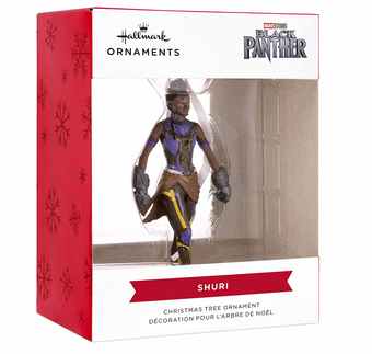 Hallmark Marvel Black Panther Shuri Christmas Ornament New With Box