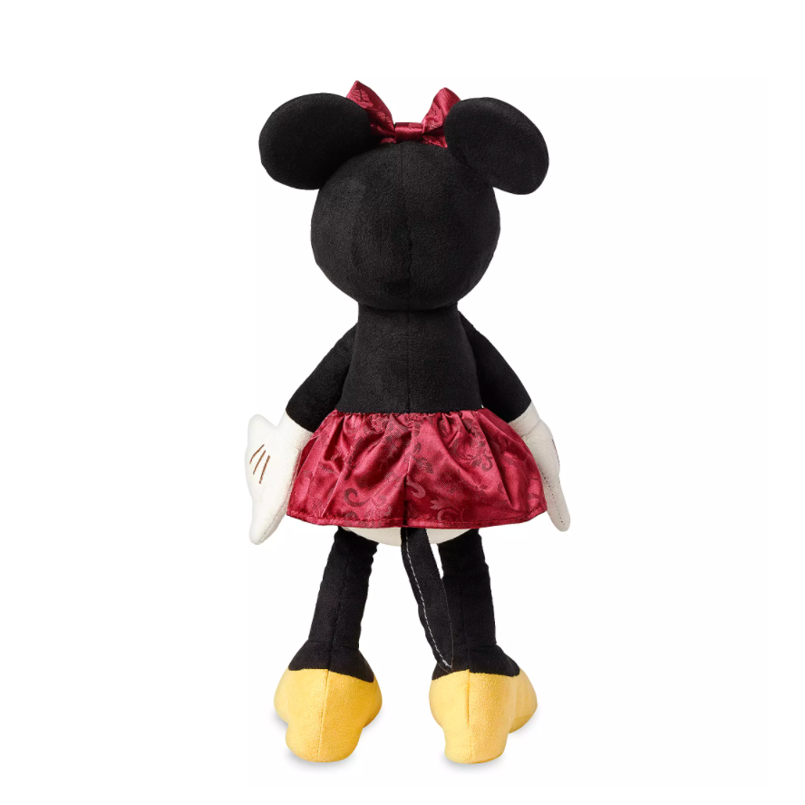 Disney Parks Minnie Mouse Crafted 11 inc Retro Plush New with Tags