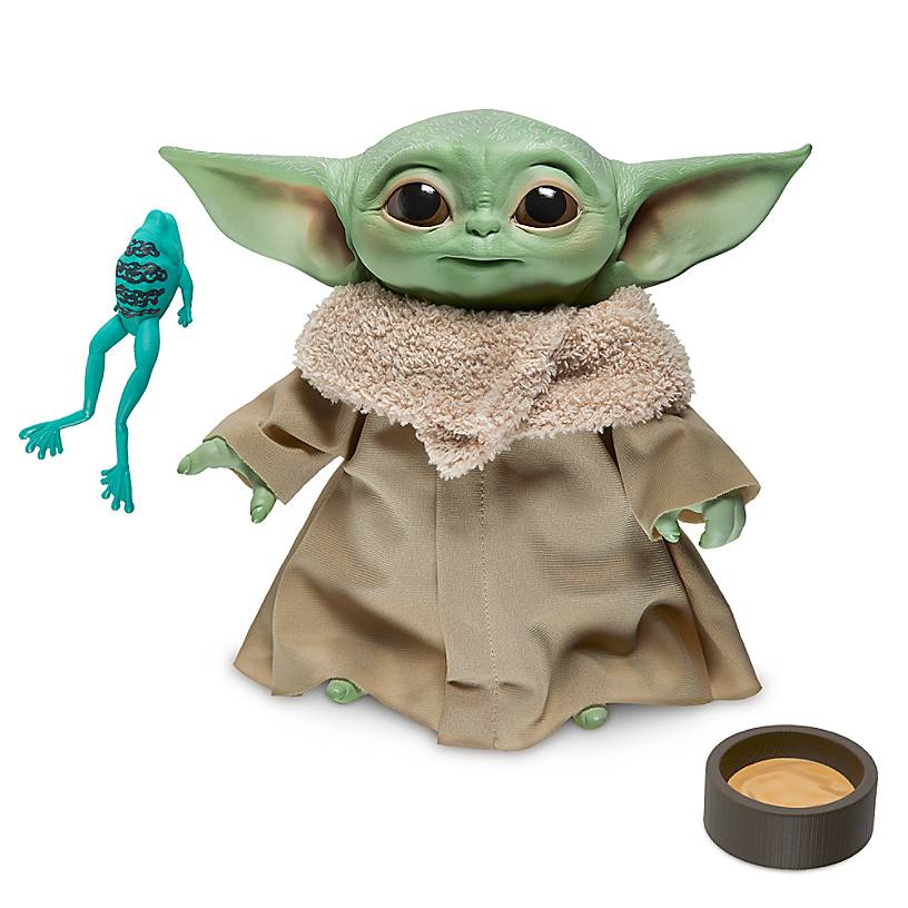 Disney The Child Talking Plush Toy Hasbro Star Wars The Mandalorian Yoda New