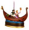 Disney Sketchbook Rapunzel Flynn Rider Singing Living Magic Ornament Tangled New