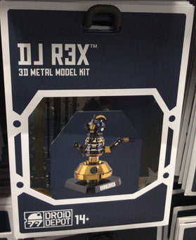 Disney Parks Star Wars DJ R3X Droid Factory Metal Model Kit 3D Galaxy Edge New