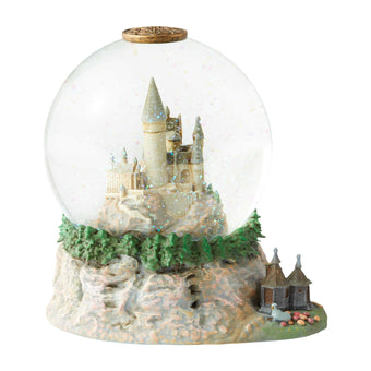 Harry Potter and The Sorcerer’s Stone Hogwarts Castle Hagrid's Hut Snowglobe New