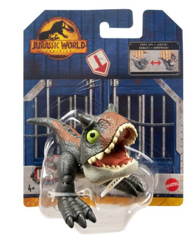 Jurassic World Dominion Uncaged Wild Pop Ups Carnotaurus Dino Toy New With Box