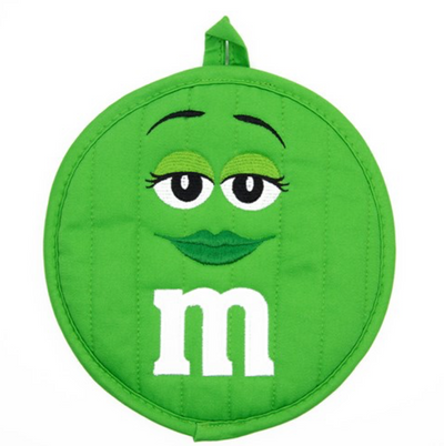 M&M's World Green Character Pot Holder New with Tag