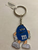 M&M's World Blue Character Enamel Keychain New with Tag
