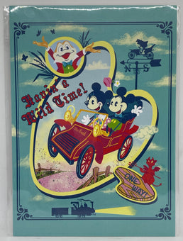 Disney Parks Havin' a Wild Time John Coulter Postcard Wonderground Gallery New