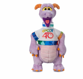 Disney Parks Epcot 40th Anniversary Figment Plush New with Tag