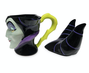 Disney Parks Sleeping Beauty Villain Maleficent Mug with Lid New