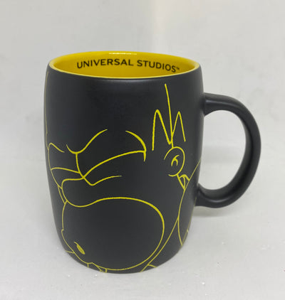 Universal Studios The Simpson Homer Matted Black Coffee Mug New