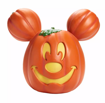 Disney Parks Halloween Large Mickey Pumpkin Light Up New with Tag