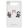 Disney Parks Yuletide Farmhouse Mickey and Minnie Holiday Pin Set New with Card