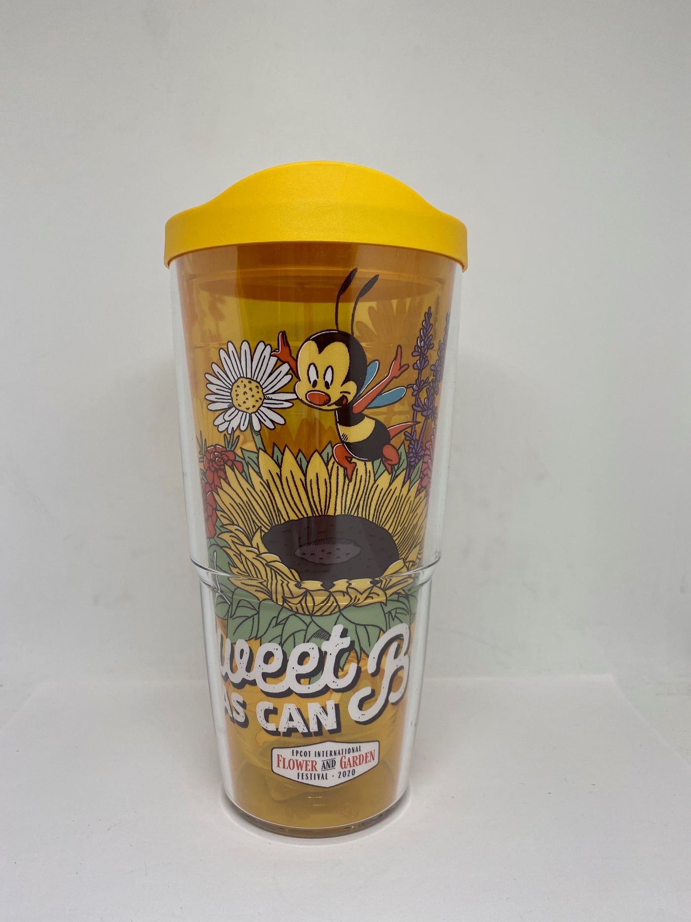 Disney Flower and Garden Festival 2020 Tervis Spike Tumbler Sweet as Can Bee New