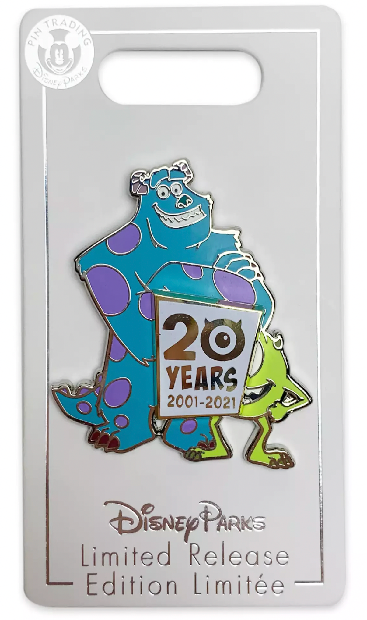 monsters inc pin Disney Monsters Inc 20th Anniversary Pin Limited Release New – I Love Characters