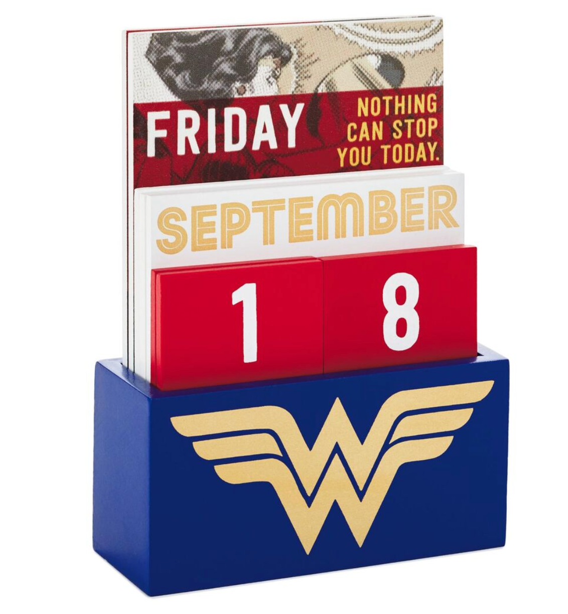 Hallmark DC Comics Wonder Woman Perpetual Calendar New