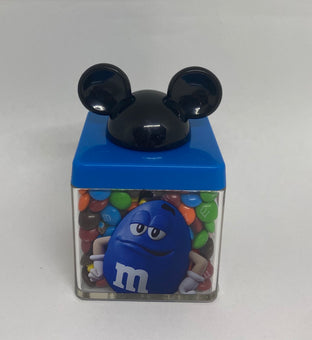 Disney Springs M&M's World Blue Mickey Ears Cube Minis Milk Chocolate New