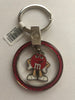 M&M's World Red Character Enamel Glitter Keychain New with Tag