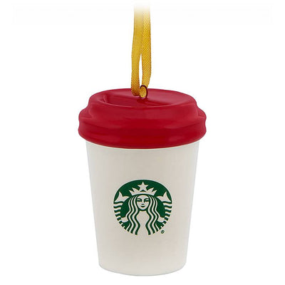 Disney Parks Starbucks Been There Happy Holiday Tumbler Ornament New with Tag