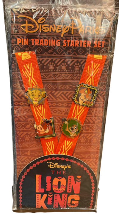 Disney Parks The Lion King Pin Trading Starter Set New with Tag