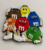 M&M's World Characters Lineup PVC Magnet New