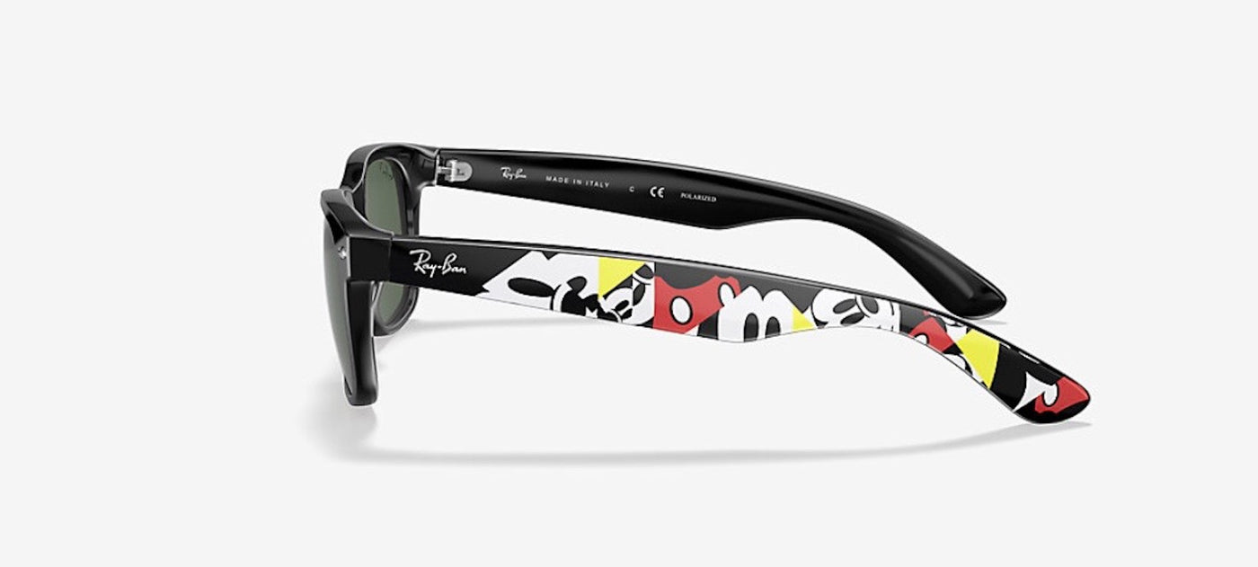 Disney Mickey June 2019 Ray Ban Polarized Sunglasses Wayfarer New with Case