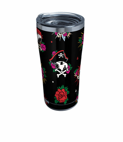 Hallmark Halloween Tervis Peanuts Pirate Snoopy Stainless Steel Tumbler New