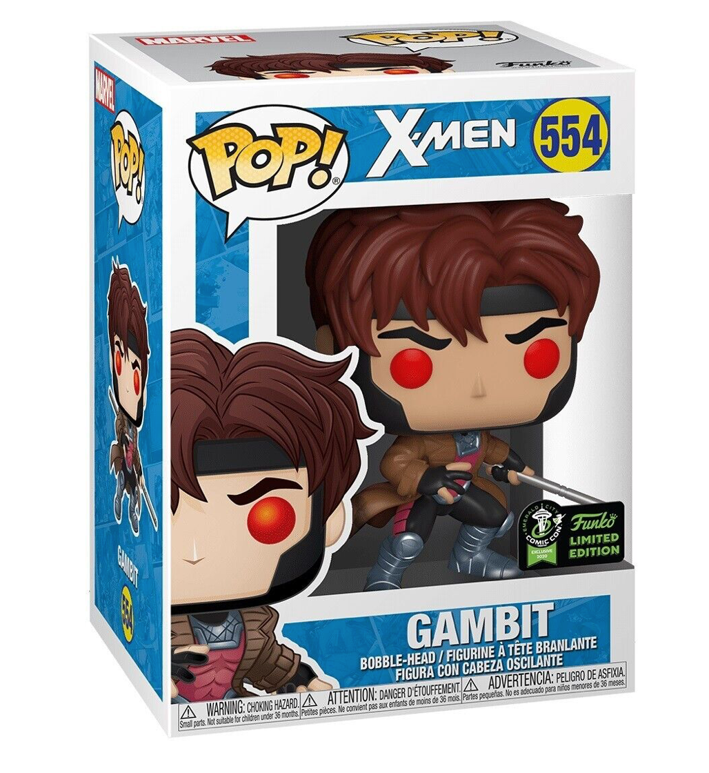 Gambit Marvel: Funko Pop! Figure 2020 Summer Convention Exclusive New With Box