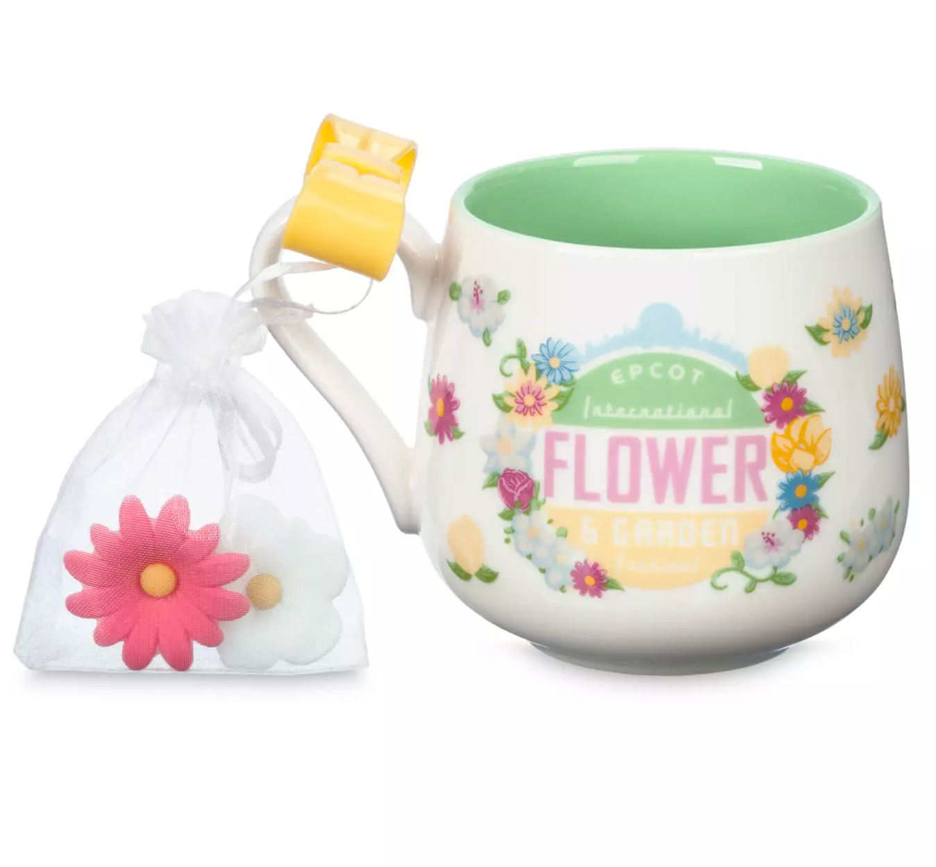 Disney Epcot Flower & Garden Festival 2022 Mickey and Minnie Mug with Charms New