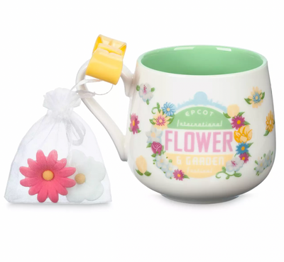 Disney Epcot Flower & Garden Festival 2022 Mickey and Minnie Mug with Charms New