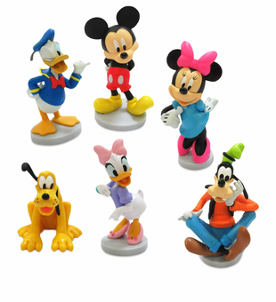 Disney Junior Mickey Minnie Donald Daisy Goofy and Pluto Play Set New with Box
