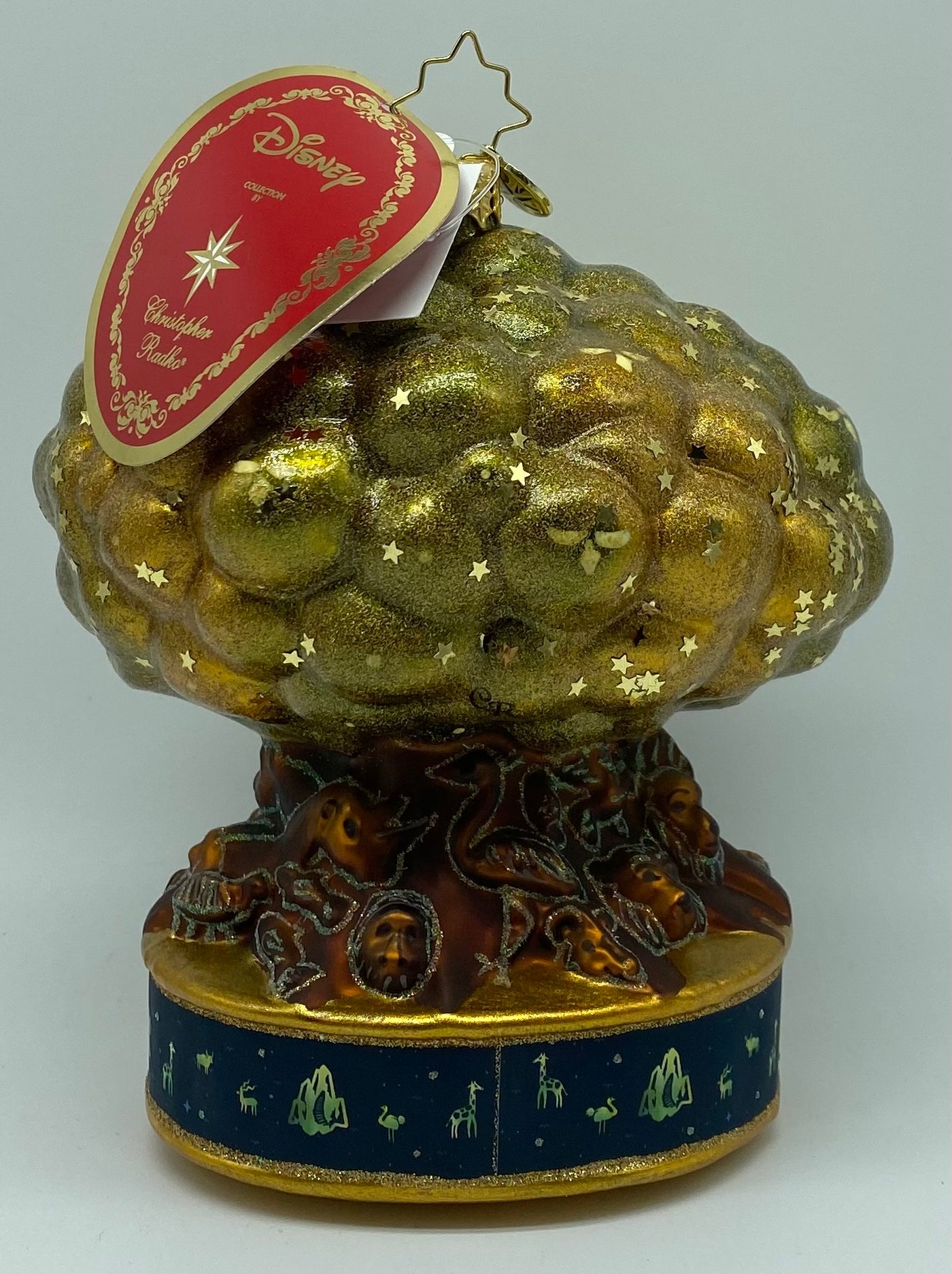 Disney 50th Anniversary Animal Kingdom Tree Of Life Christopher Radko Ornament