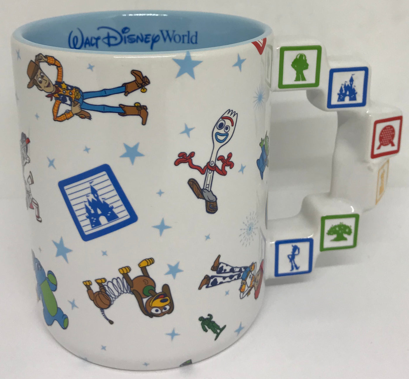 Disney Parks Walt Disney World 4 Parks Pixar Ceramic Coffee Mug New