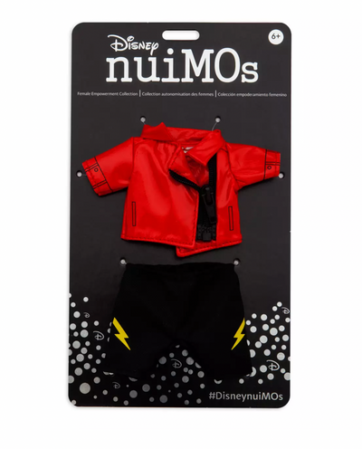 Disney NuiMOs Outfit Red Jacket White Graphic Tank Black Lightning Bolt Pants