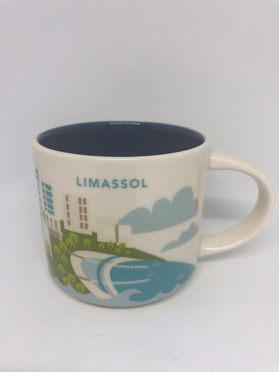 Starbucks You Are Here Cyprus Limassol Ceramic Coffee Mug New with Box