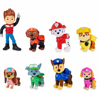 PAW Patrol The Movie Liberty Joins the Team 8pk Figure Set New with Box