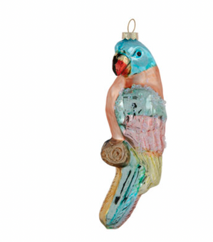 Robert Stanley 2021 Parrot Glass Christmas Ornament New with Tag