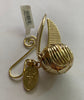 Universal Studios Harry Potter Metal Golden Snitch Christmas Ornament New Tag