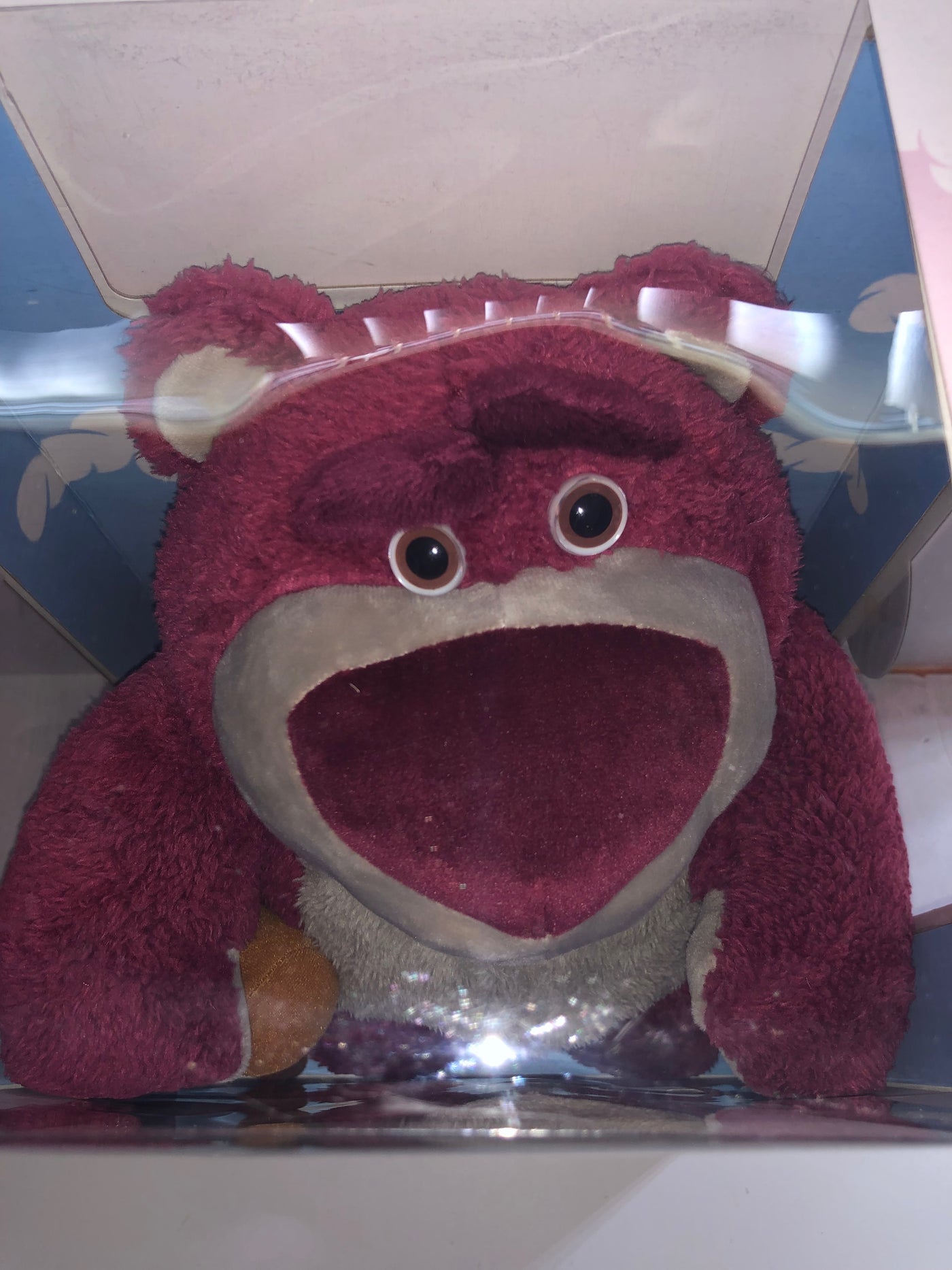Disney Store Toy Story Strawberry Scented Limited Talking Lotso Plush New w Box