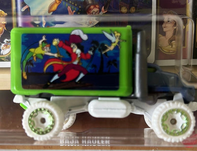 Walt Disney Classics Hot Wheels Vhs Series 3 Baja Hauler Peter Pan Car New