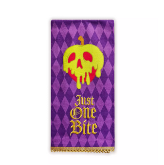 Disney Parks Just One Bite Poisoned Apple Snow White Evil Queen Tea Towel New