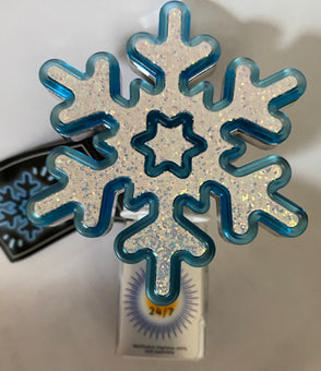 Bath and Body Works Christmas Snowflake Glows Lights Up 24/7 Wallflowers New